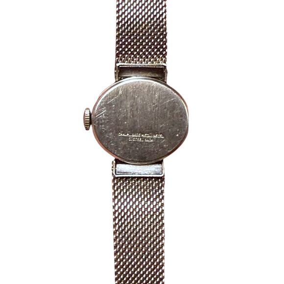 Vintage Timex Cocktail Watch Womens Stainless Mesh Bracelet Manual Wind RUNS main image 7
